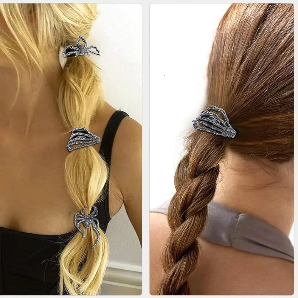 4PCS Halloween Hair Ties